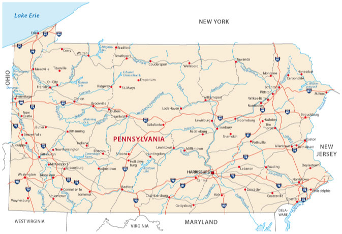 PA Map 