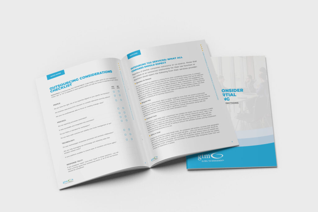 Photo for White Paper: When to Consider Full or Partial Outsourcing of Corporate Tax Functions
