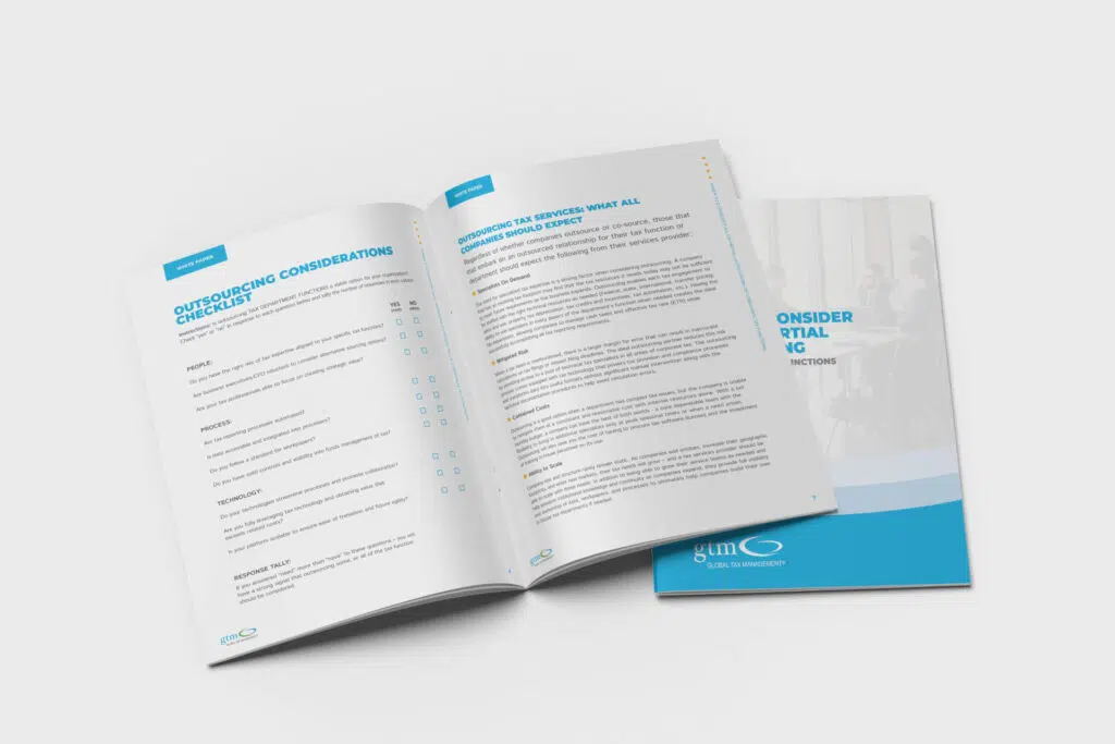 Photo for White Paper: When to Consider Full or Partial Outsourcing of Corporate Tax Functions